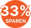 33 % sparen
